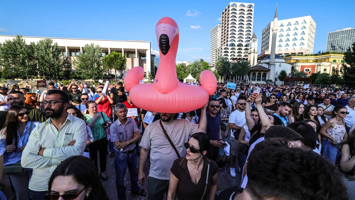 Albanians Protest At Development Of Vital Coastal Nature Reserve