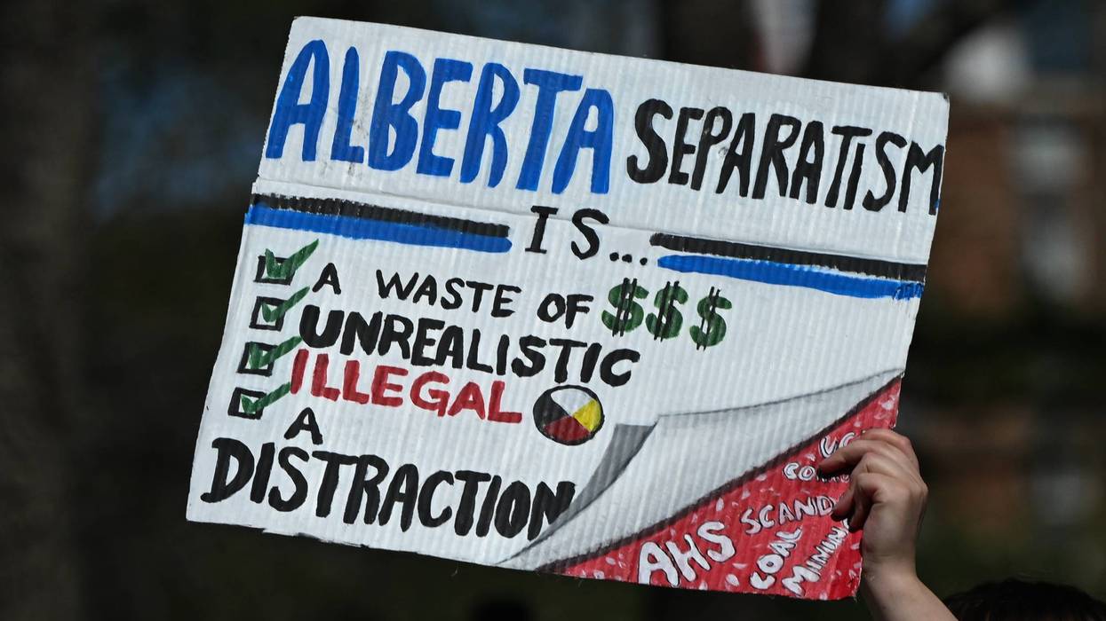 Alberta Sovereignty Sparks Protests And Tensions In Edmonton