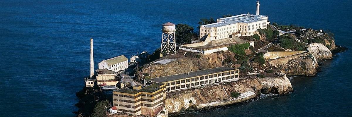 Alcatraz Island with The Rock, San Francisco Bay