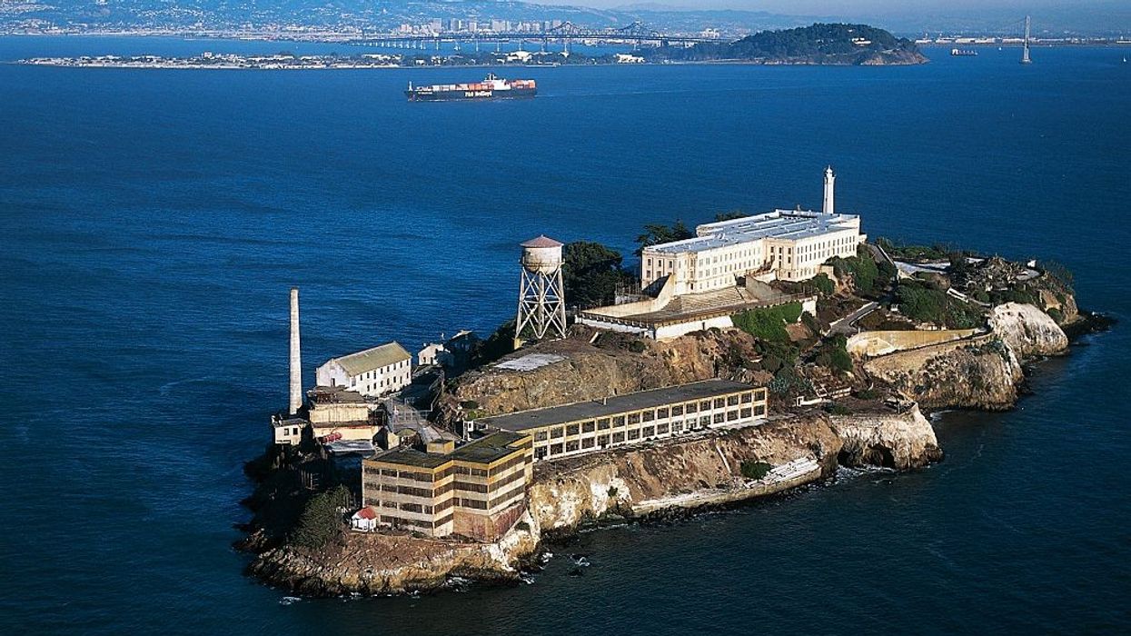Alcatraz Island with The Rock, San Francisco Bay