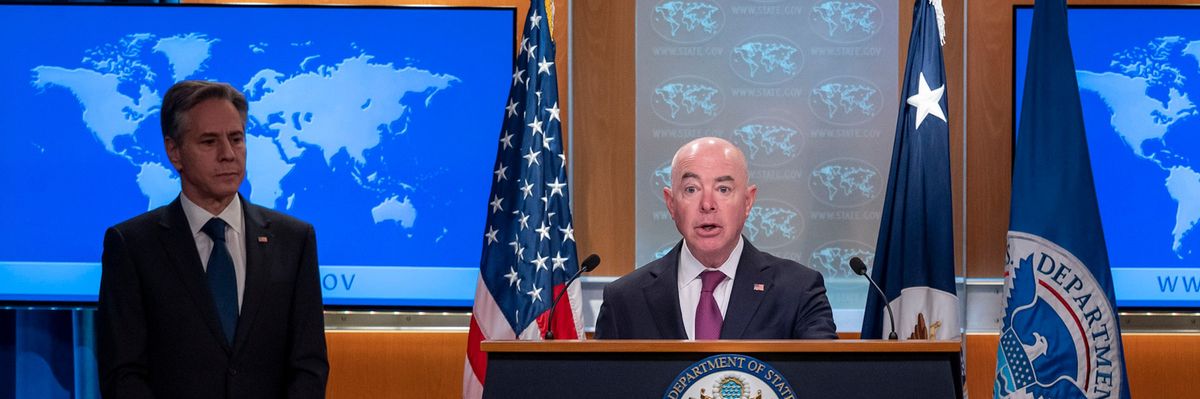 Alejandro Mayorkas, Antony Blinken