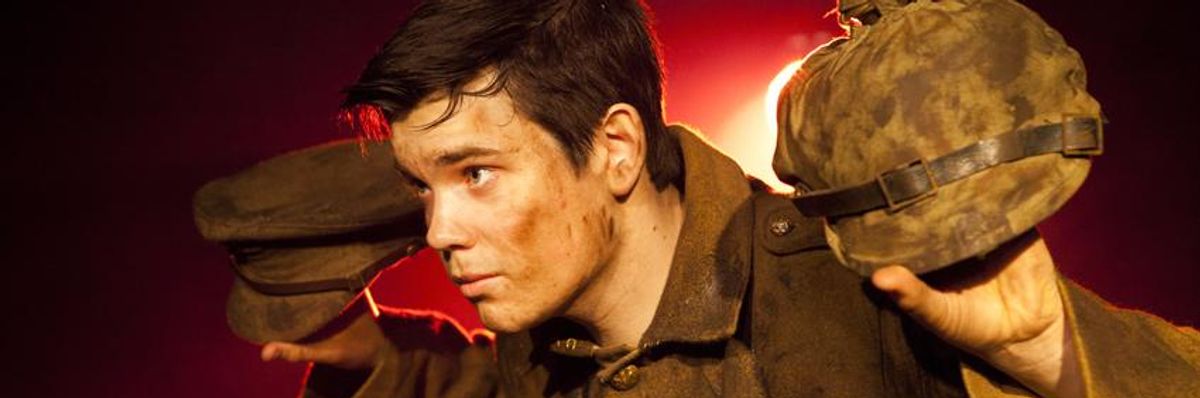 Alex Gwyther as private James Boyce