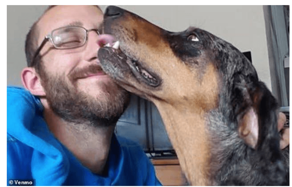 Alex Pretti and his dog Joule.