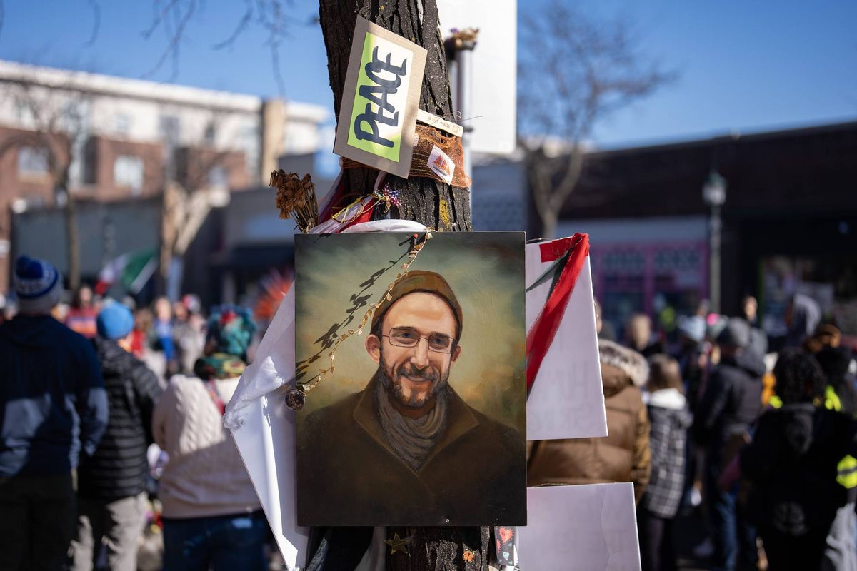 Alex Pretti memorial, Minneapolis, February 2026