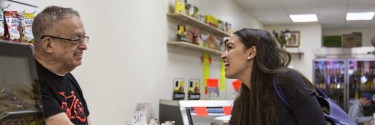 Demanding Medicare for All and the End of ICE, NY Congressional Candidate Ocasio-Cortez Wins DSA's Endorsement