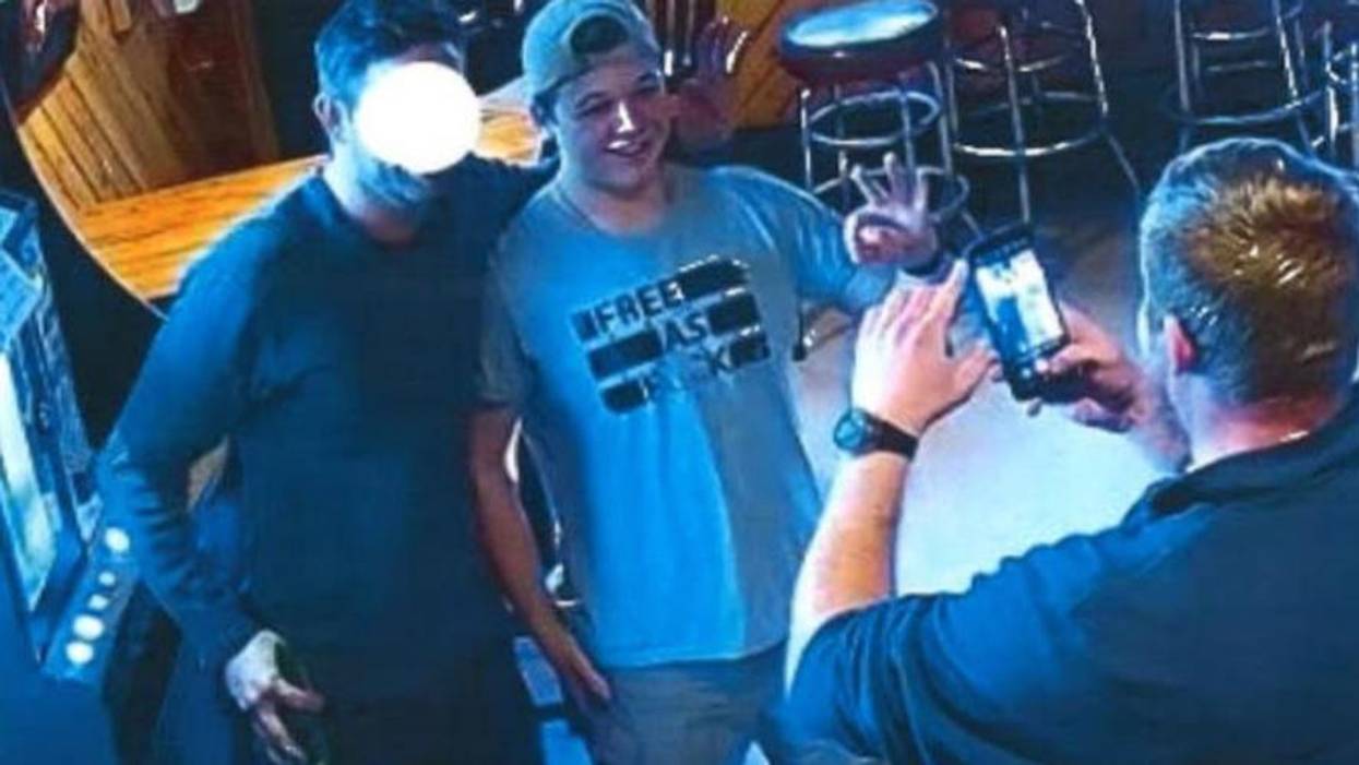 Bond Modification Sought After Alleged Kenosha Killer Kyle Rittenhouse Drinks Beer, Flashes White Power Signs With So-Called 'Proud Boys'