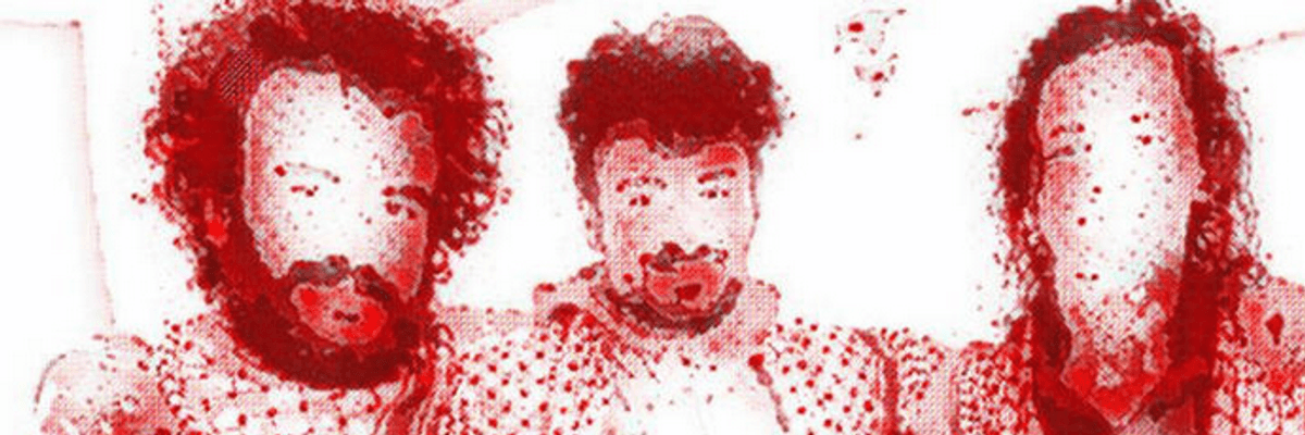 Altered photo of Hisham Awartani, Kinnan Abdel Hamid, and Tahseen Ahmed.