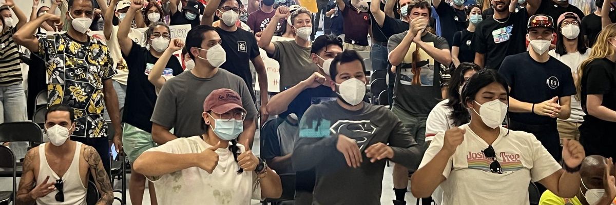 Amazon freight workers