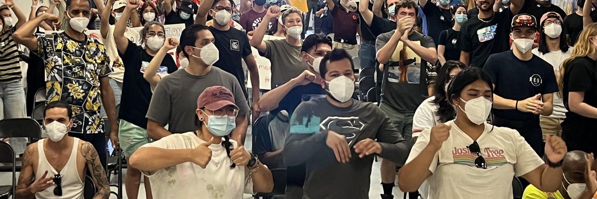 Amazon freight workers
