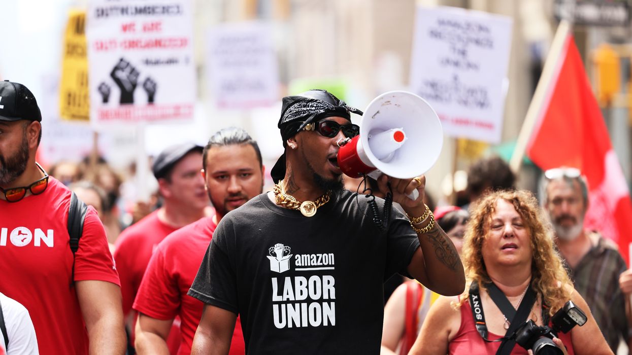 Amazon Labor Union president Chris Smalls