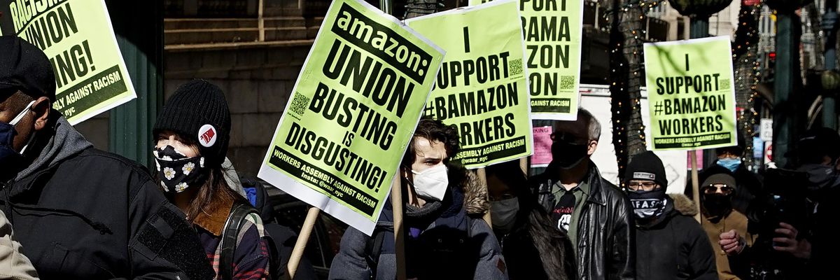 Amazon protest