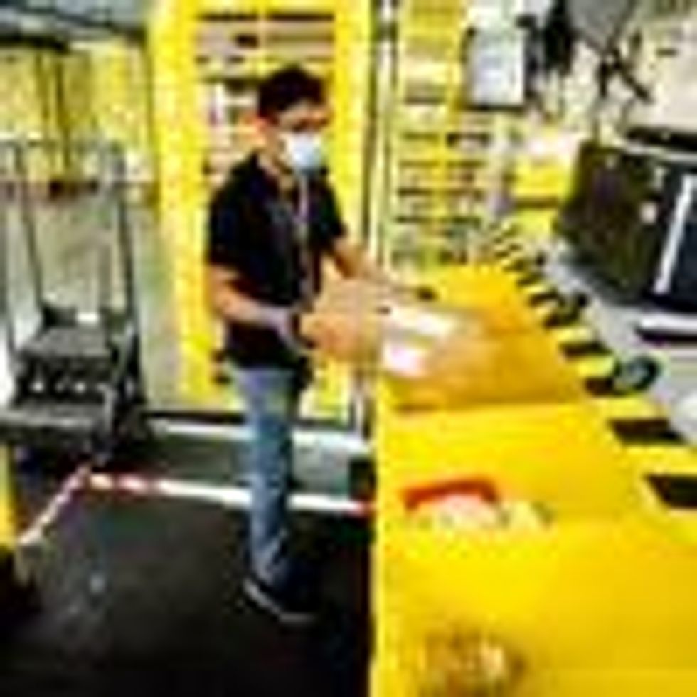 Amazon warehouse worker