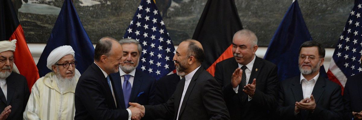 Signed Agreement Locks in Ten More Years of Afghan War