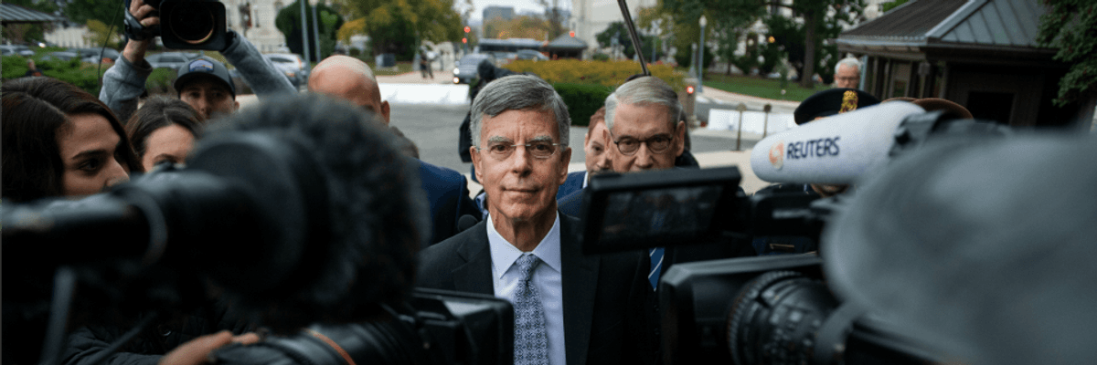 Testimony by Top Diplomat Bill Taylor on Trump and Ukraine Elicits 'Holy Sh*t' Responses From Members of Congress