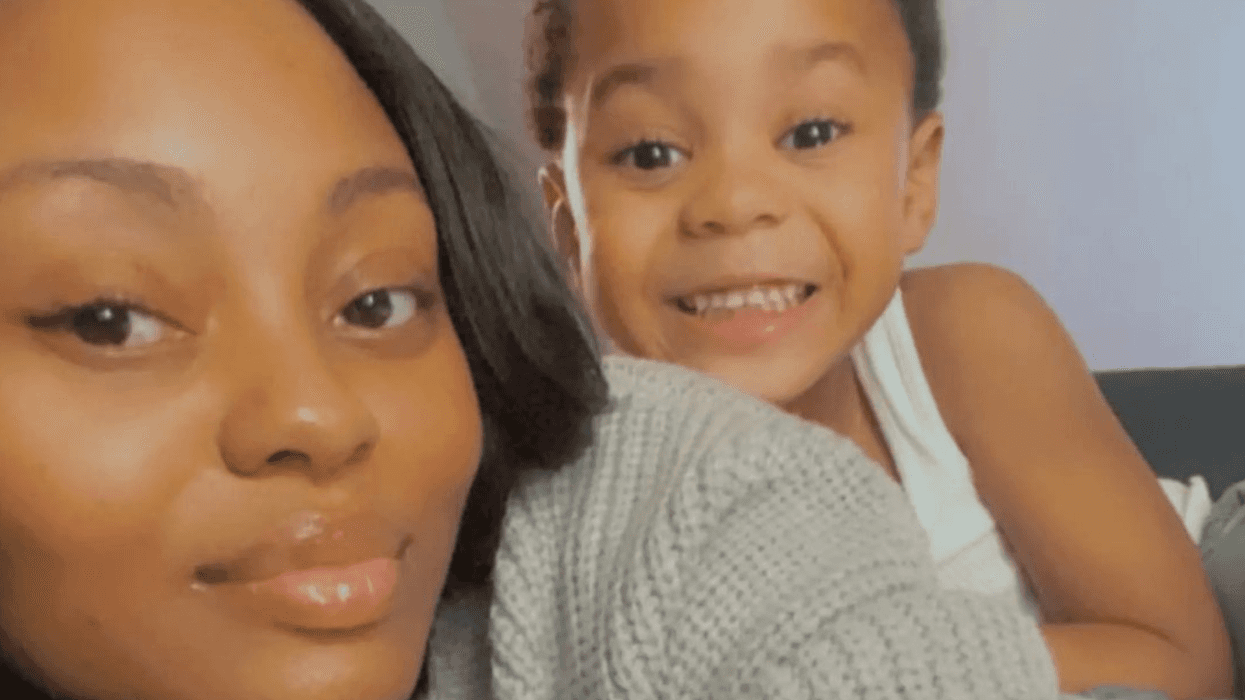 Amber Nicole Thurman with her son