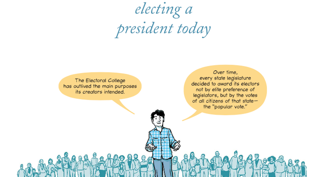 'Electing a President': Exclusive Excerpt From New Graphic Novel on the US Elections System