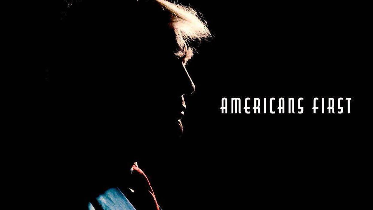 "Americans First" Labor Dept poster