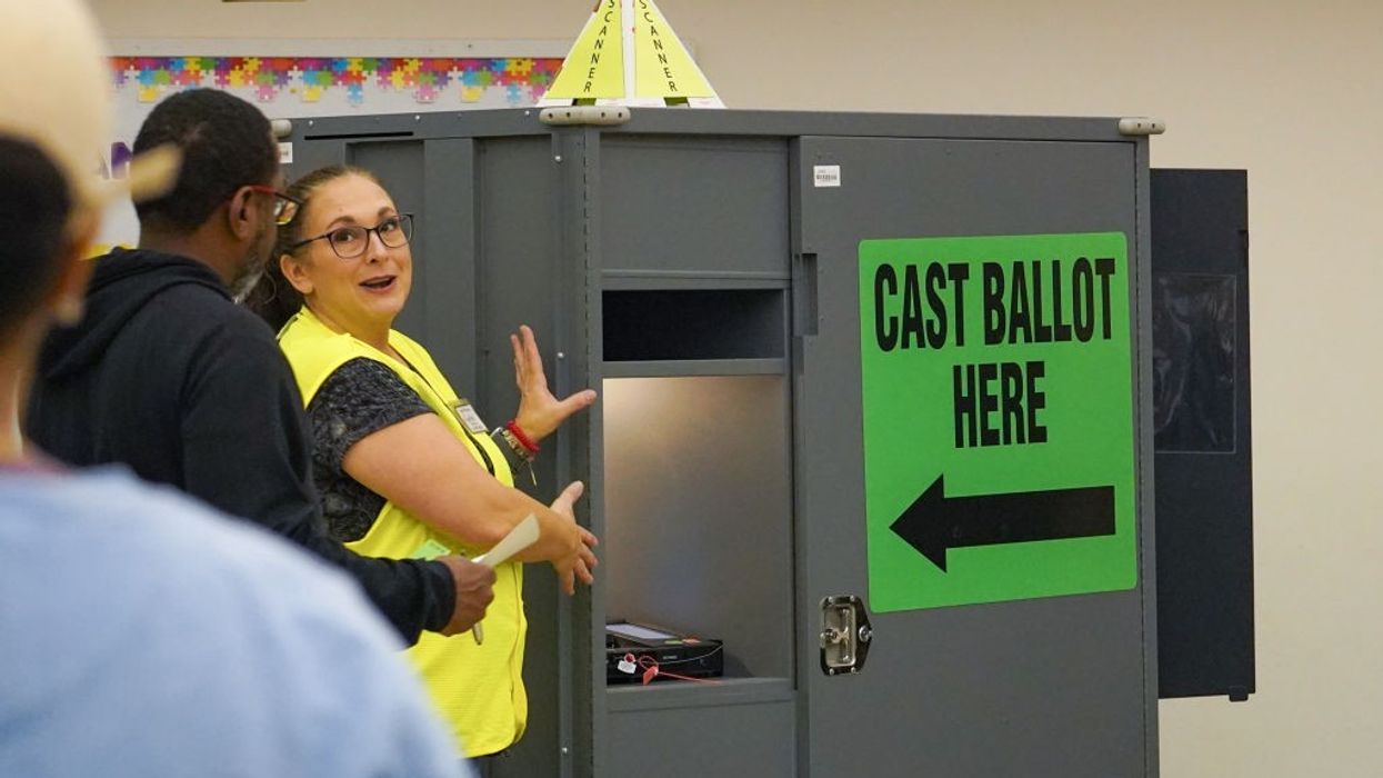 Americans Vote In The 2024 Presidential Election