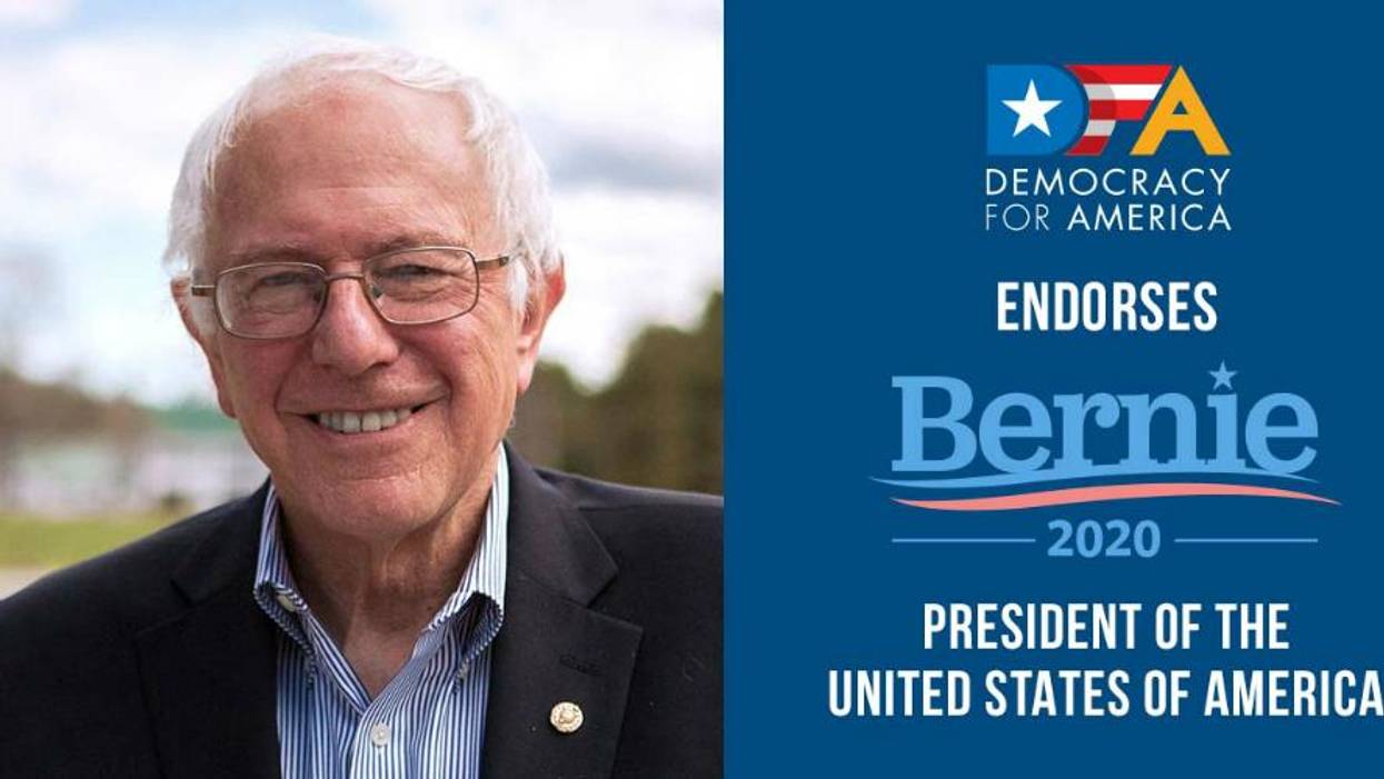 Democracy for America Endorses Sanders in 'Wake-Up Call to Broken, Visionless, Corporate Democratic Establishment'