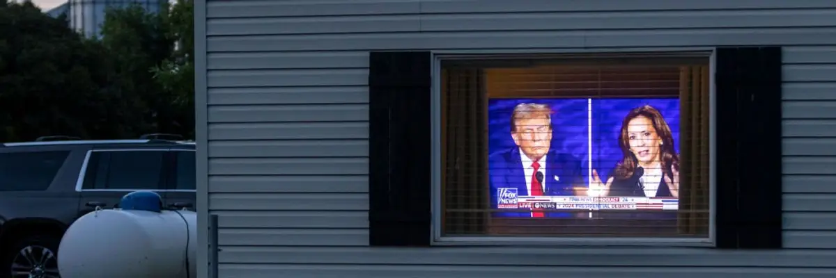 Americans Watch The First Debate Between Donald Trump And Kamala Harris