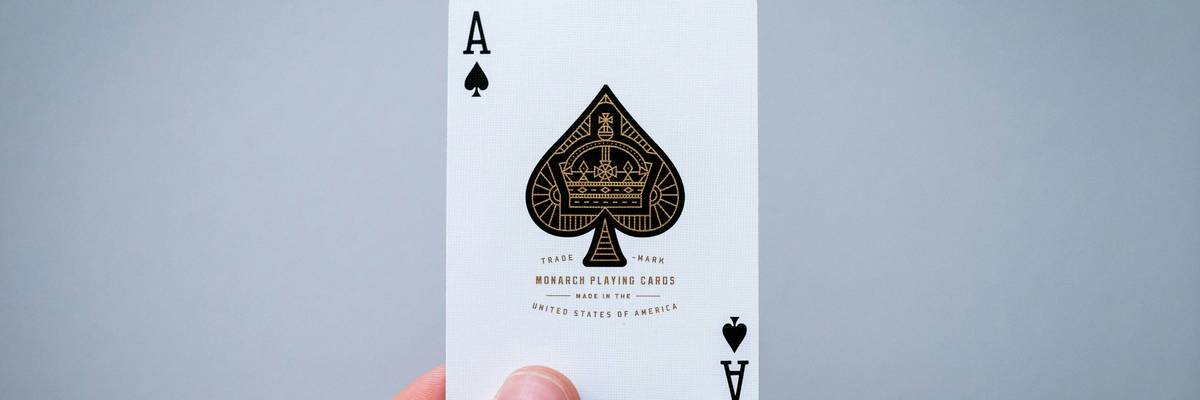 An Ace of Spade.