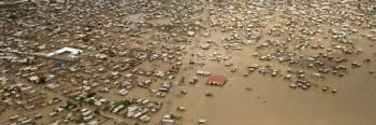 Storm-Hit Haitians Starve on Rooftops