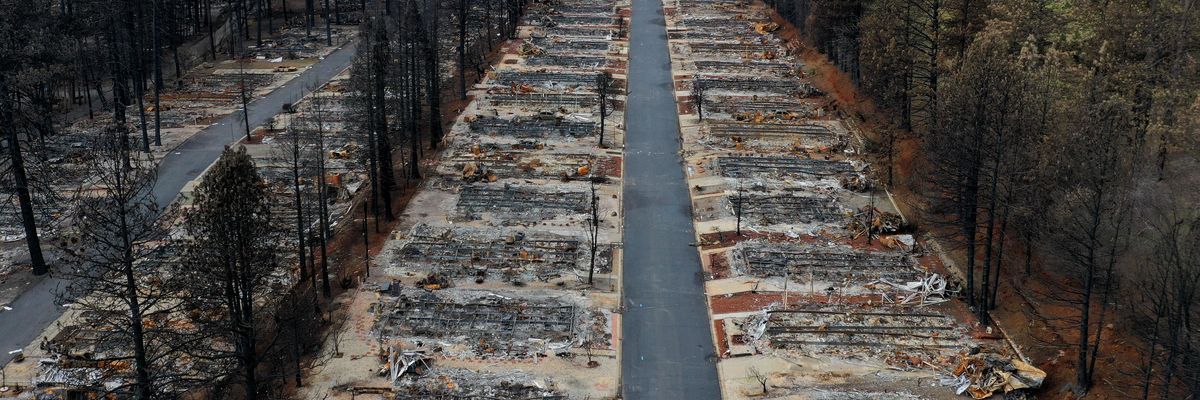 The Climate-Fueled Camp Fire Took Their Homes. Now They Are at Risk of Losing FEMA Housing Too.
