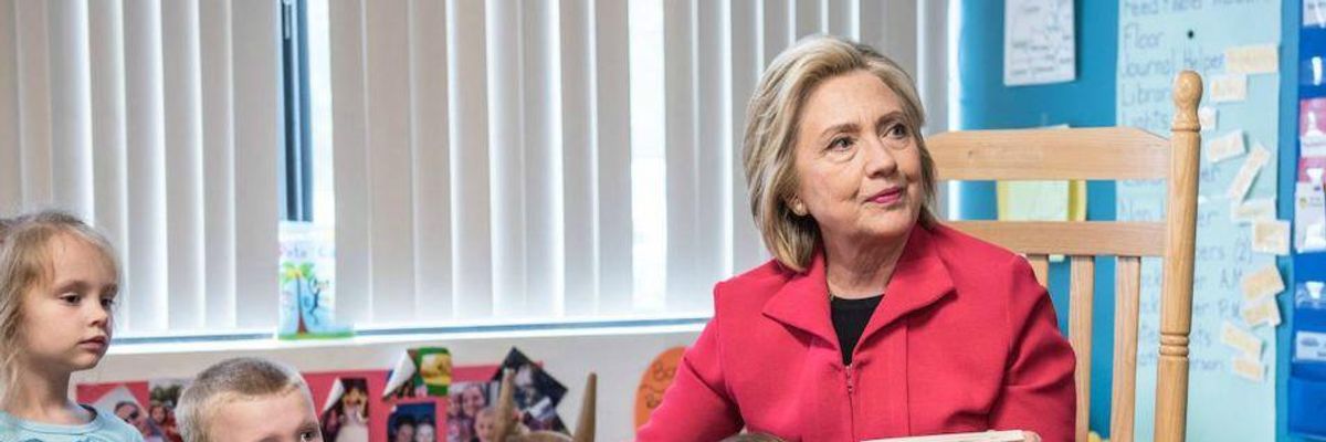 Rank-and-File Teachers Object As Nation's Biggest Union Weighs Early Clinton Endorsement