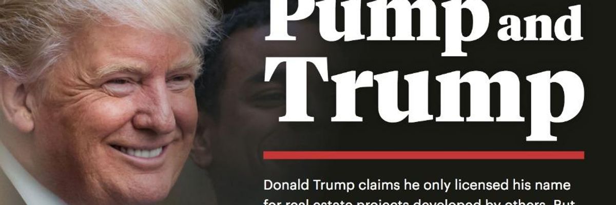 'Pump and Trump': Explosive New Investigation Reveals Corrupt Practices of President's Family Business