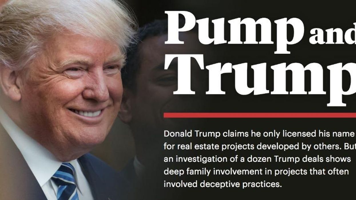 'Pump and Trump': Explosive New Investigation Reveals Corrupt Practices of President's Family Business