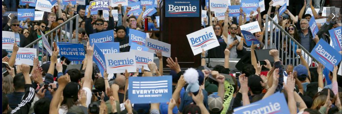 Reminiscent of Enthusiasm Sparked in 2016, Bernie 2020 Draws Massive Crowds in California