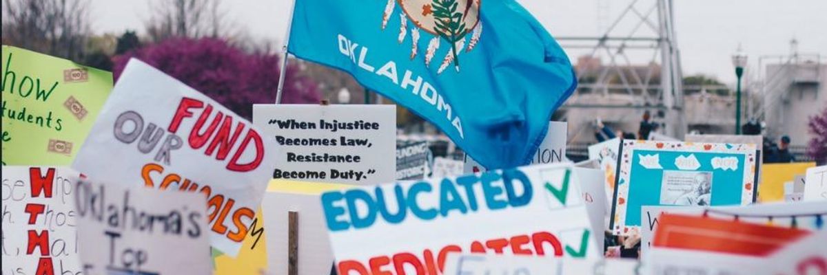 'They Cannot Ignore Us': Oklahoma Teachers Resolute as Walkout Enters Second Day