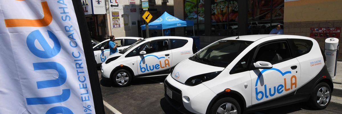 An EV car sharing program in LA.