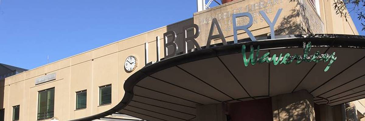 An exterior view of Waverley Library