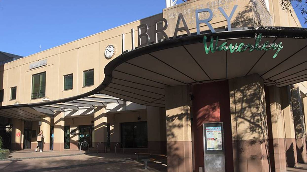 An exterior view of Waverley Library