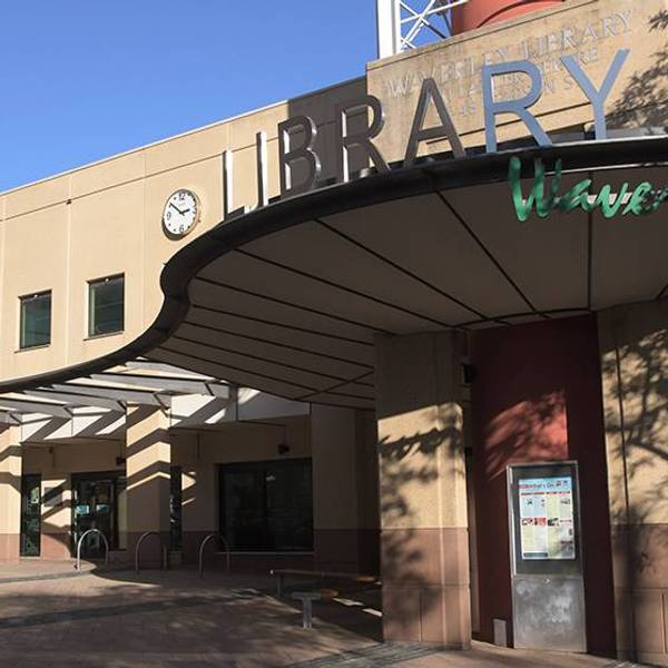 An exterior view of Waverley Library