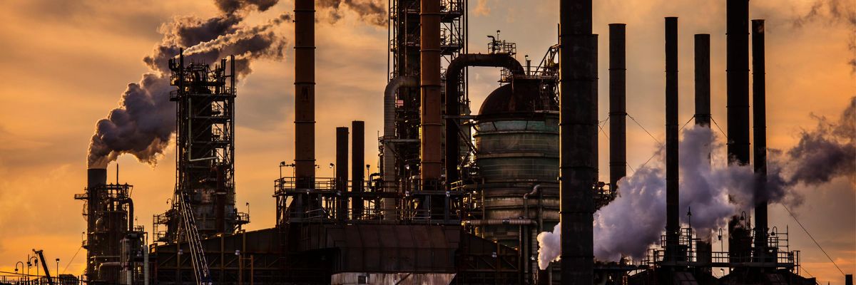 An ExxonMobil oil refinery, the second largest in the U.S., is pictured on February 28, 2020 in Baton Rouge, Louisiana. (Photo: Barry Lewis/InPictures via Getty Images)