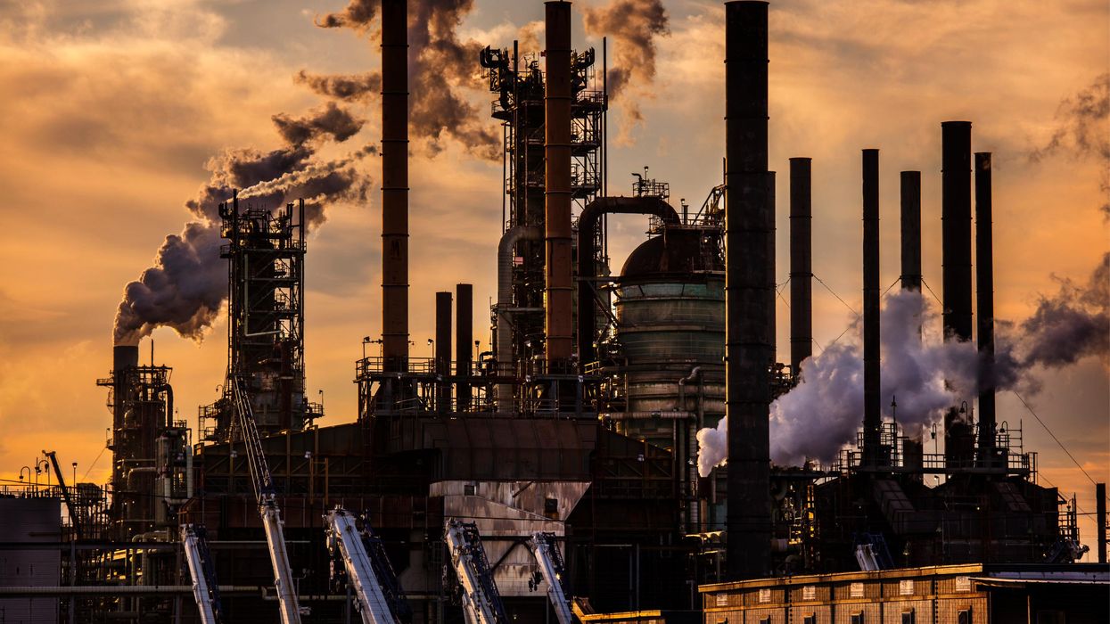 An ExxonMobil oil refinery, the second-largest in the U.S., is pictured on February 28, 2020 in Baton Rouge, Louisiana