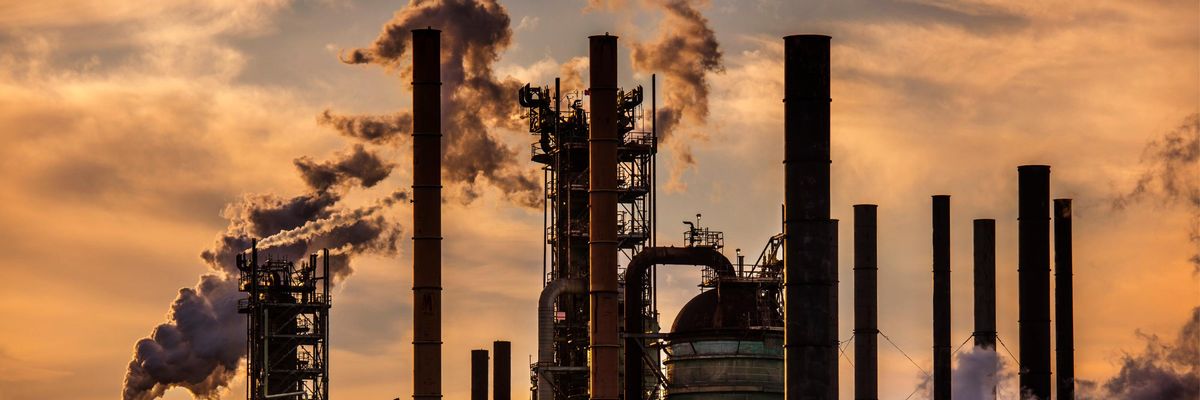 An ExxonMobil oil refinery.