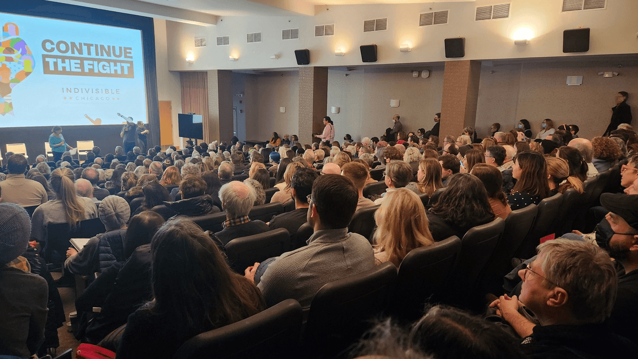 An Indivisible chapter in Chicago held a strategy session