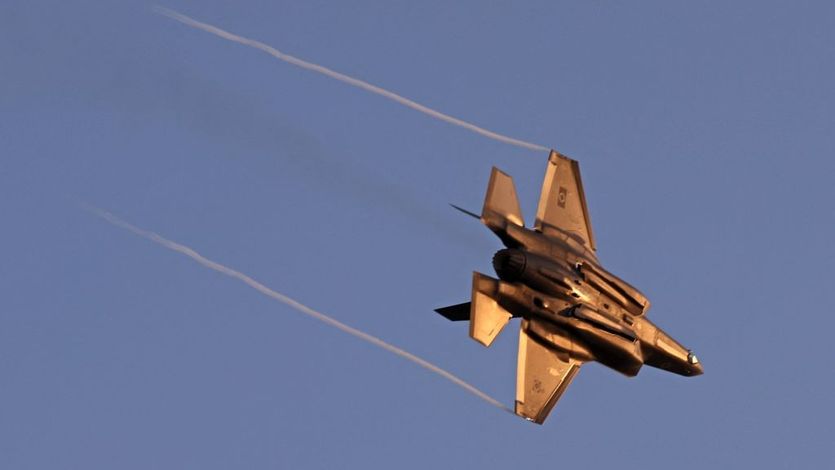 An Israeli F-35 Lightning II fighter jet
