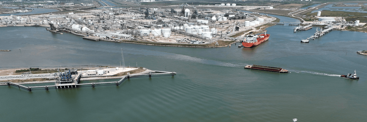 an LNG export terminal in Texas