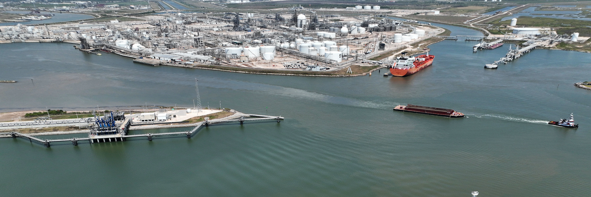 an LNG export terminal in Texas