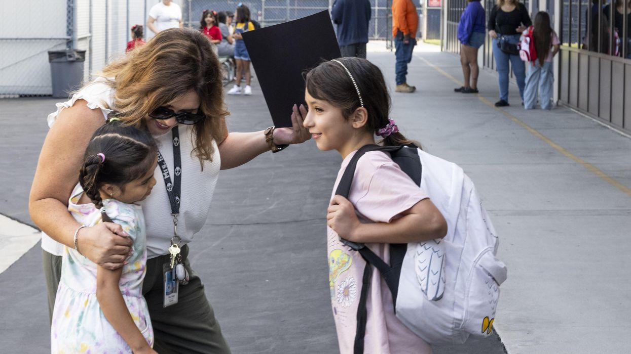Anaheim, CA kids go back to school