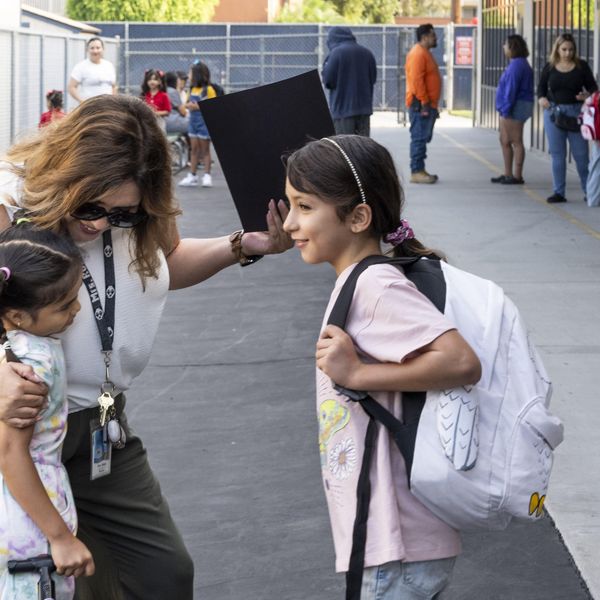 Anaheim, CA kids go back to school