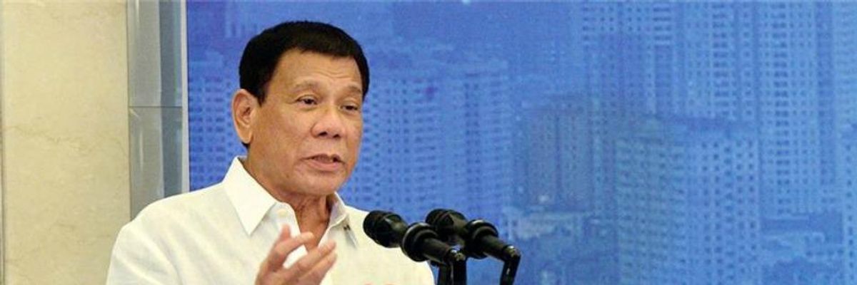 'I Used to Do It Personally': Philippines President Boasts About Killing People