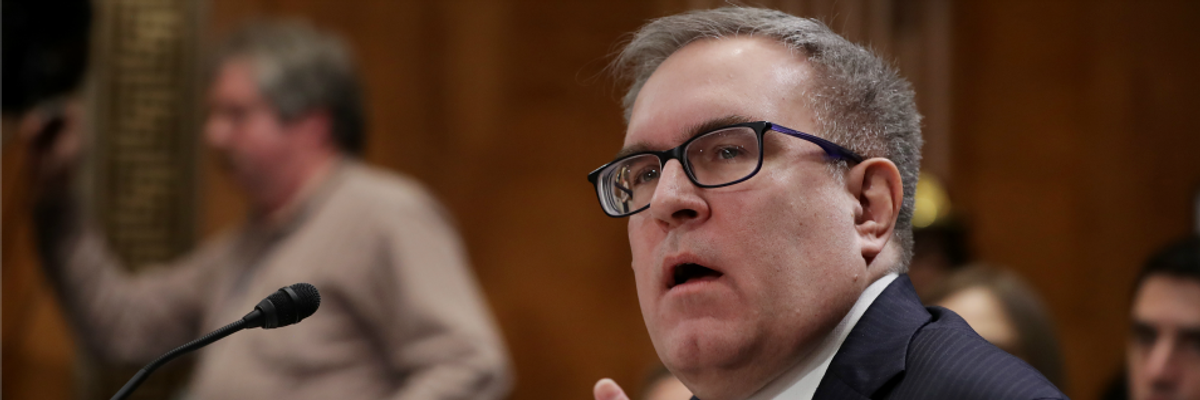 'A Disgrace': Bernie Sanders Takes Trump EPA Pick to Task for Claiming Climate Change Not 'Greatest Crisis' Facing Planet