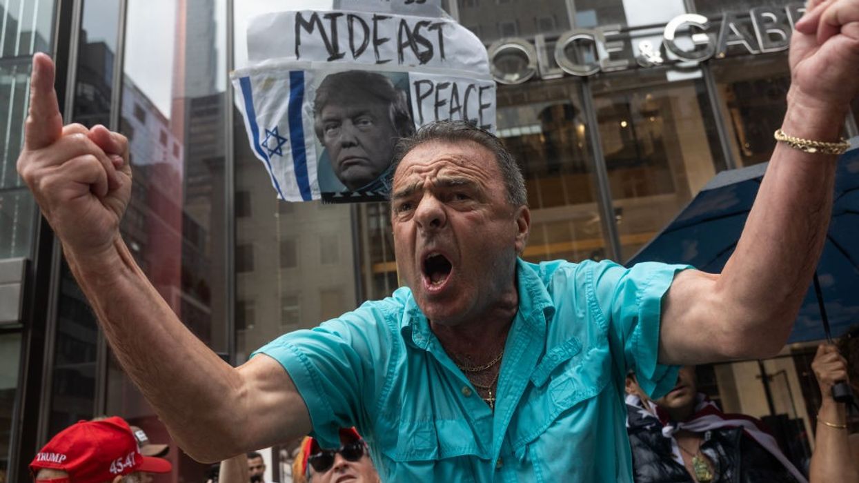 Angry Trump supporter