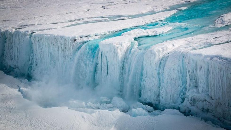Antarctic Waterfall