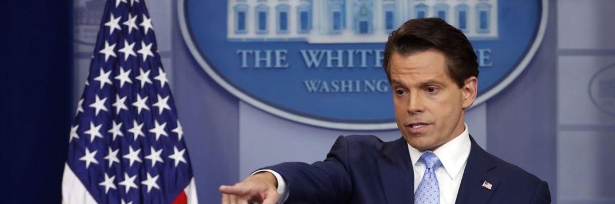 Scaramucci Goes to War Over "Leak" That Turns Out To Be Public Document